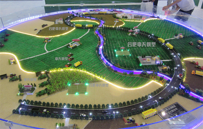 农业基地科研模型