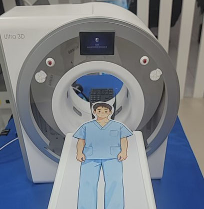 耳鼻喉成像和口腔颌面部成像双源双探CT模型