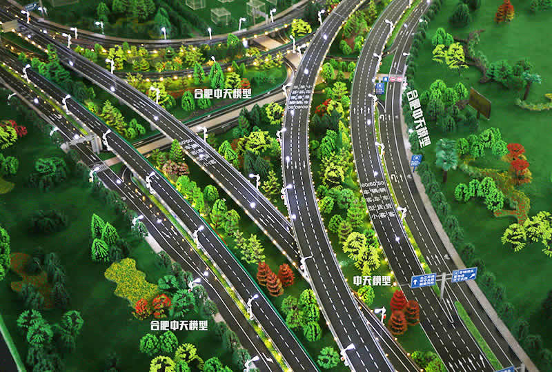 中铁合淮高架桥模型