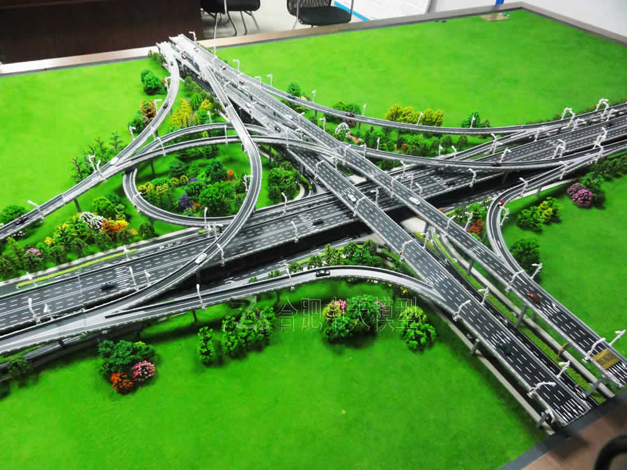 中铁郎溪路路桥模型