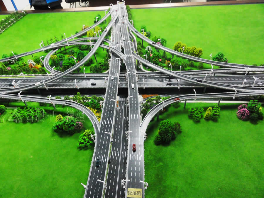 中铁郎溪路路桥模型